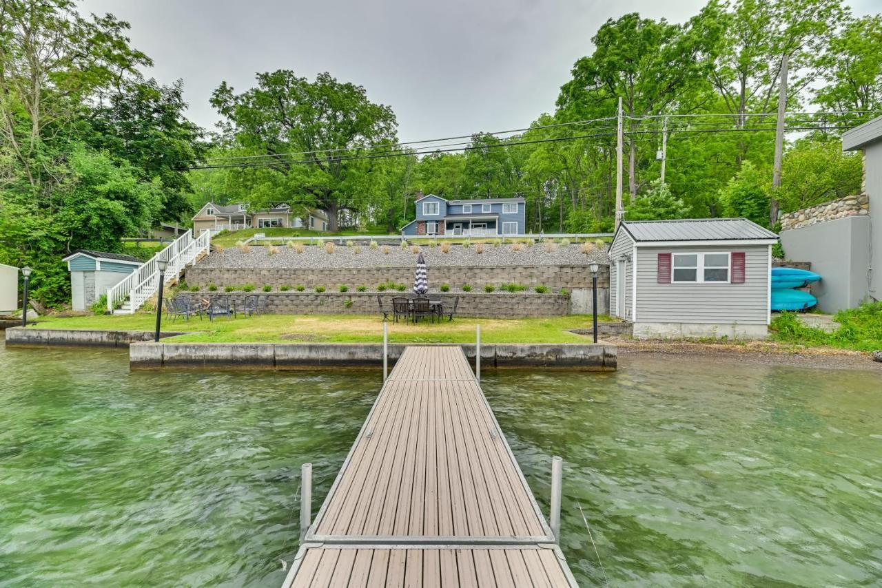 Lakefront Canandaigua Home With Dock And Kayak! מראה חיצוני תמונה